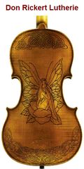 Copy of Rickert Custom Fiddle with Fairy and Knot Work