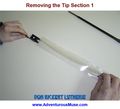 3 Removing the tip section 1