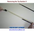 5 Removing the tip section 3