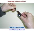 15 Fitting the frog eye screw 2
