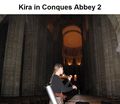 Kira Z at Conques Abbey 2