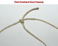 13 First Overhand Knot Closeup