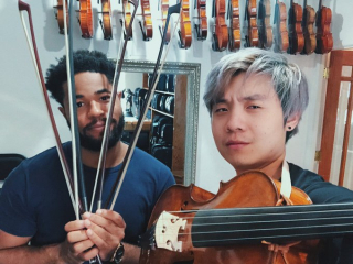 Albert Chang with Rickert Cello da Spalla 2
