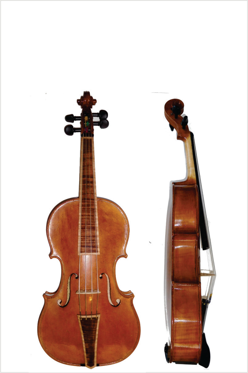 Double-Fat Strad Octave Violin by Don Rickert